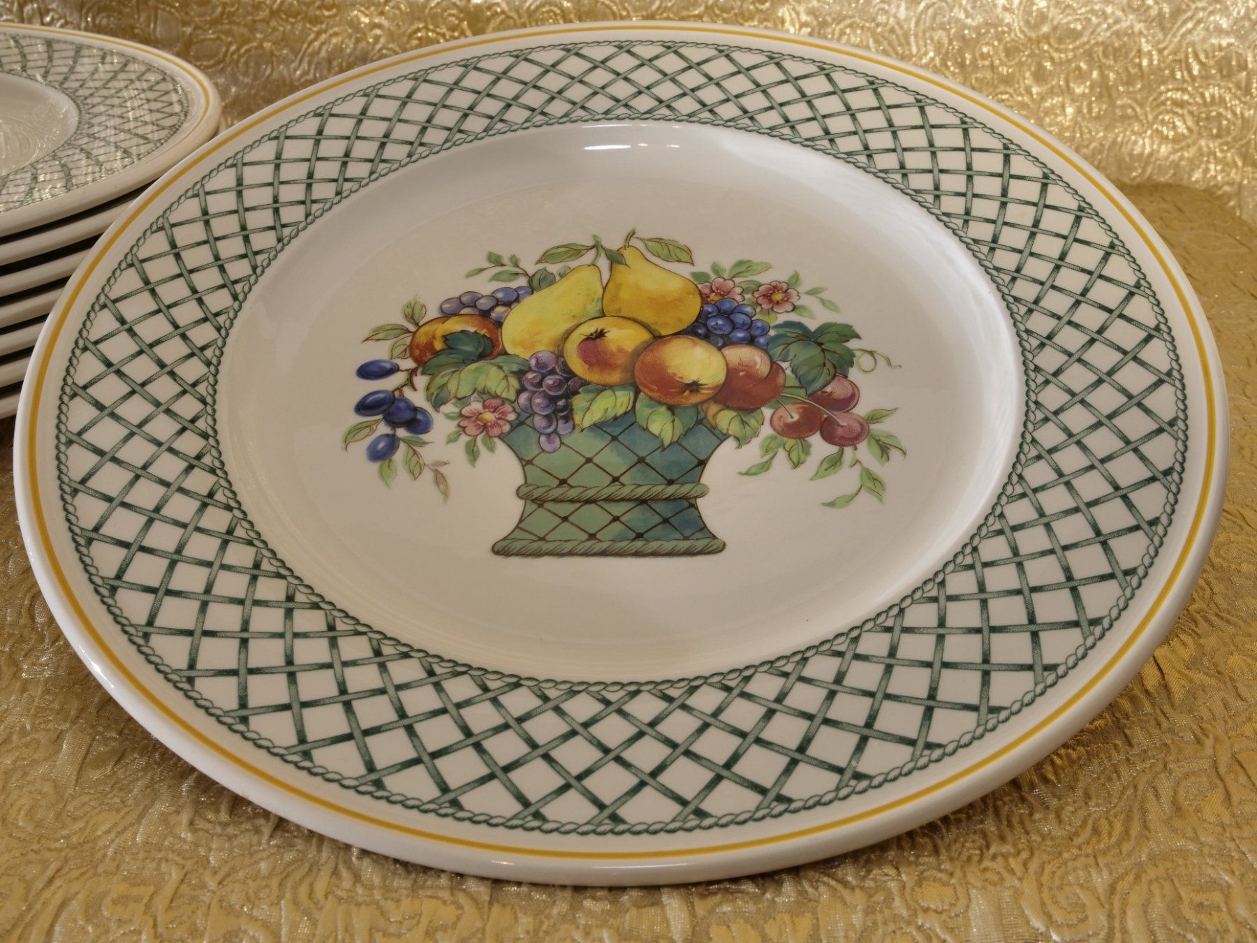 Villeroy & Boch Piatti: Villeroy & Boch: 8 Maxi-Teller //Basket – Usato da Lustmühle venduto da Glatisant 1