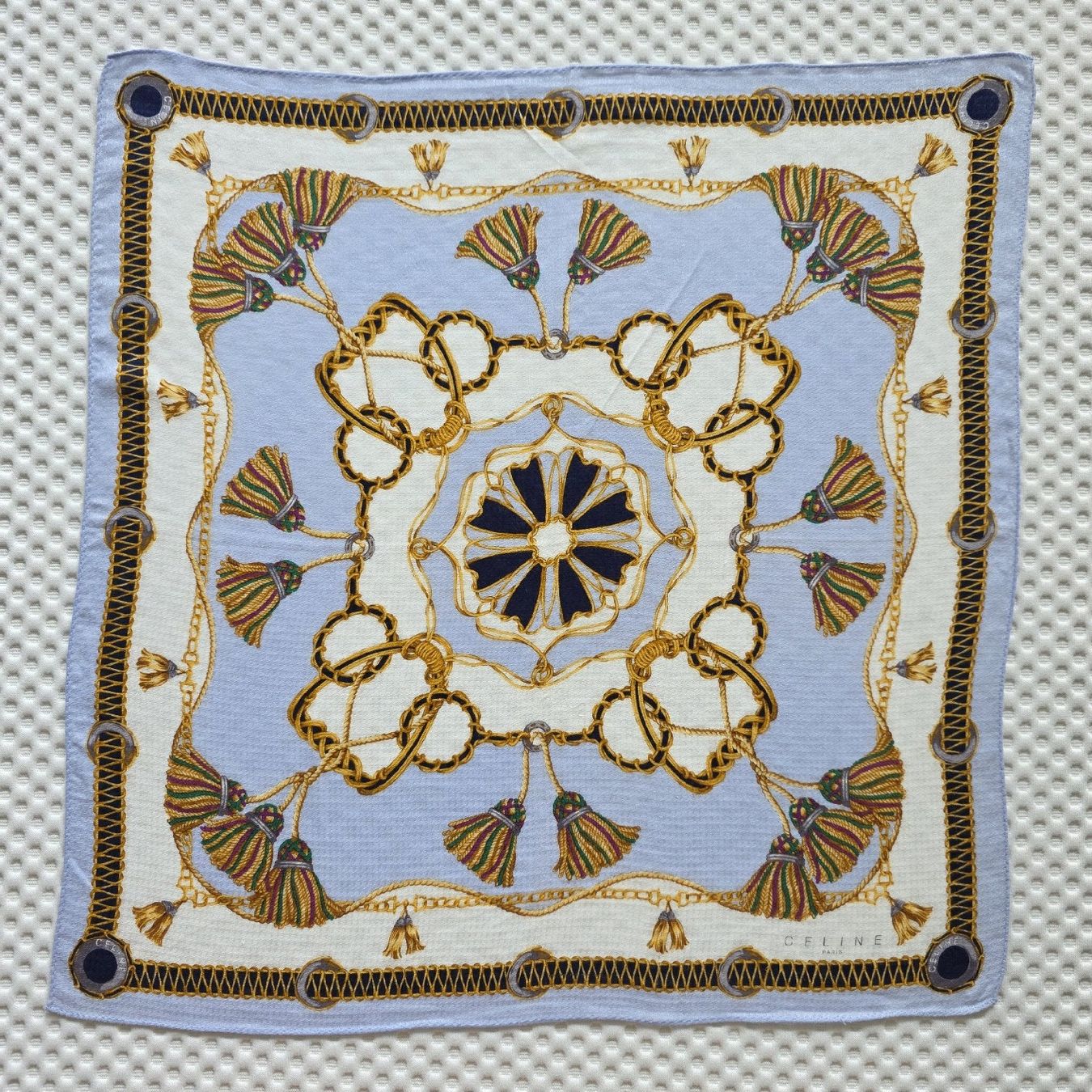 Celine Foulard & Sciarpe: CELINE Baumwolltuch 48x48 cm – Usato da Zürich venduto da LIMAR 1