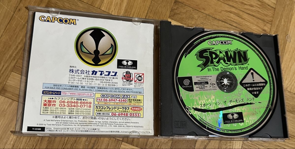 Sega Giochi: Spawn In The Demon's Hand Dreamcast Spiel – Usato da Oberengstringen venduto da sasej 1