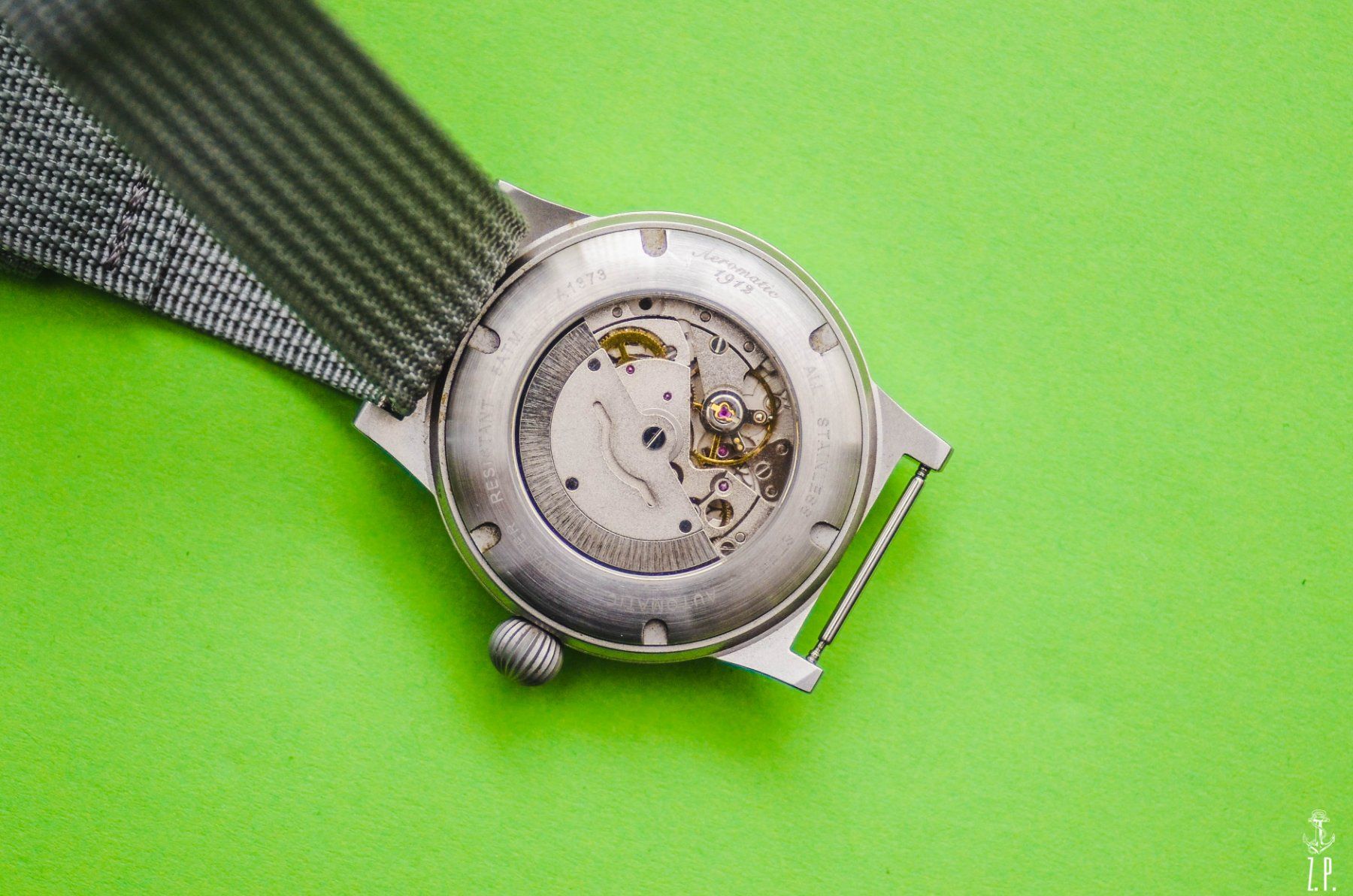 Orologi: Aeromatic Pilot Automatic Full Lumi Dial Watch – Usato da Boswil venduto da ZPwatches 2