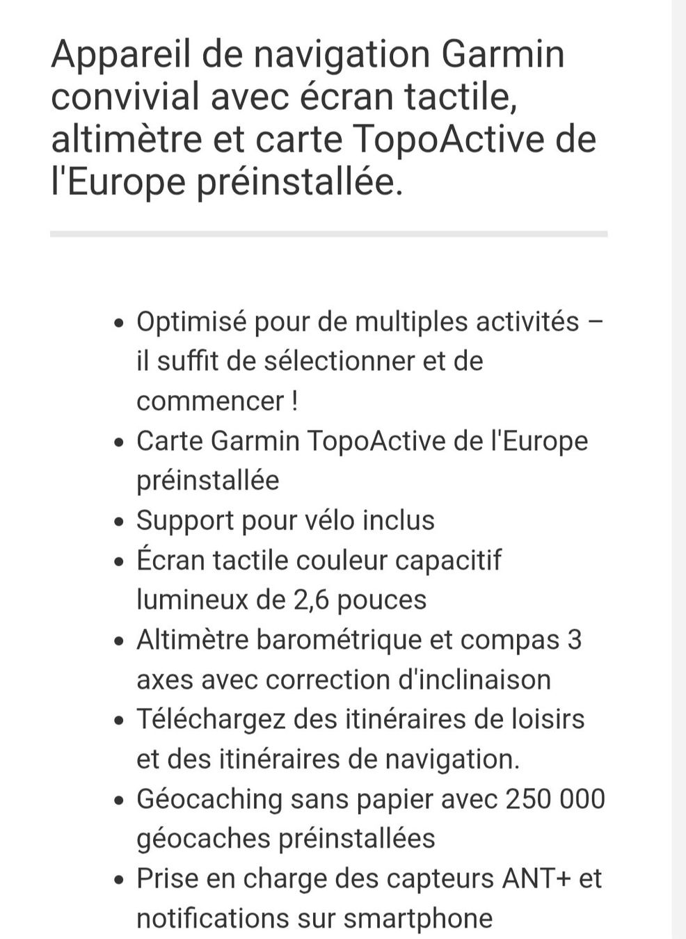Garmin Navigationsgeräte: GPS GARMIN eTrex Touch 35 – Gebraucht aus Bioley-Magnoux von esperance7 4