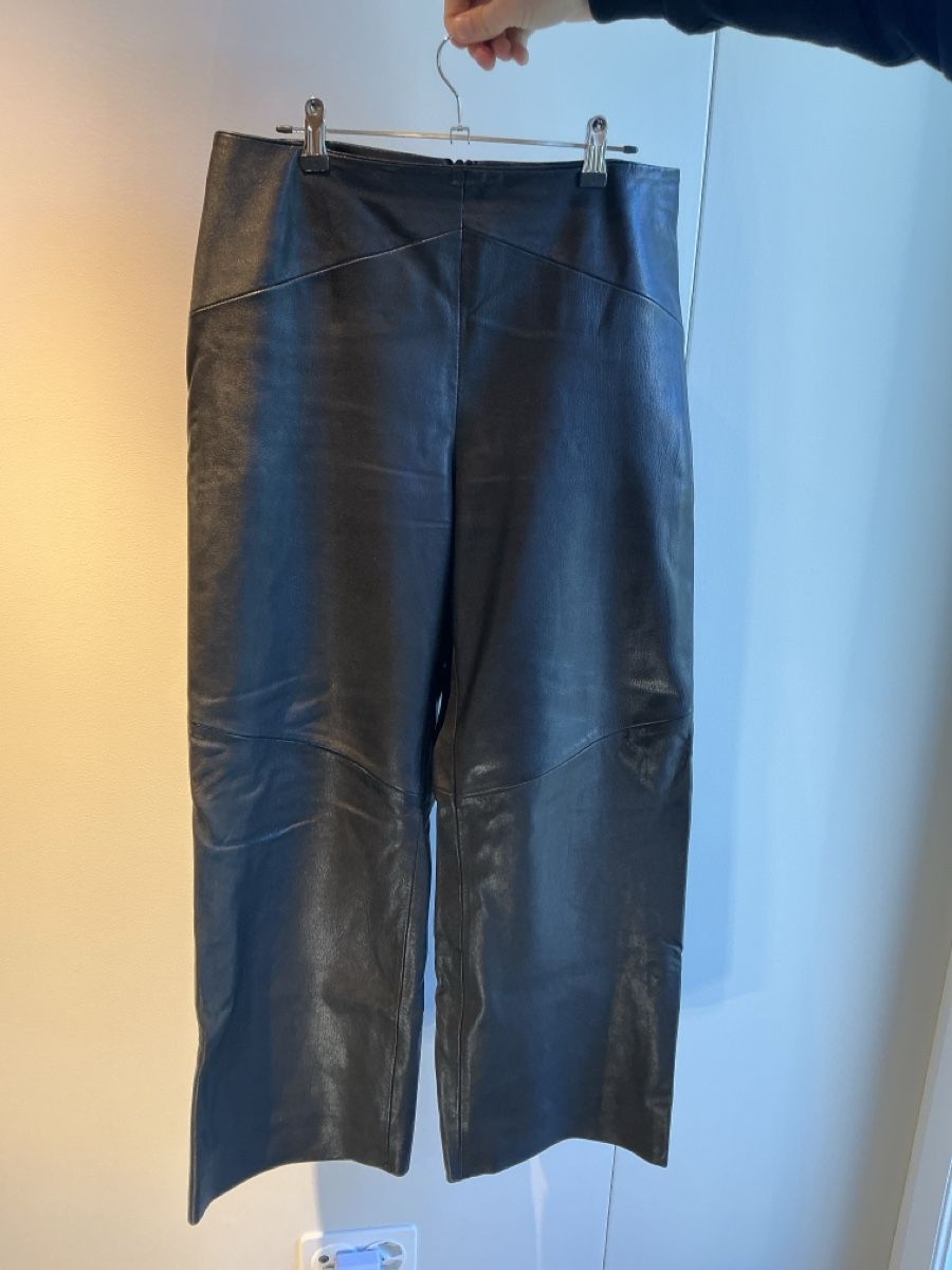 Pantaloni: Schwarze Lederhose Paradis Collection – Usato da Zürich venduto da lukasg.meier