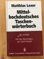Matthias Lexer: Mittelhochdeutsches Taschenwörterbuch