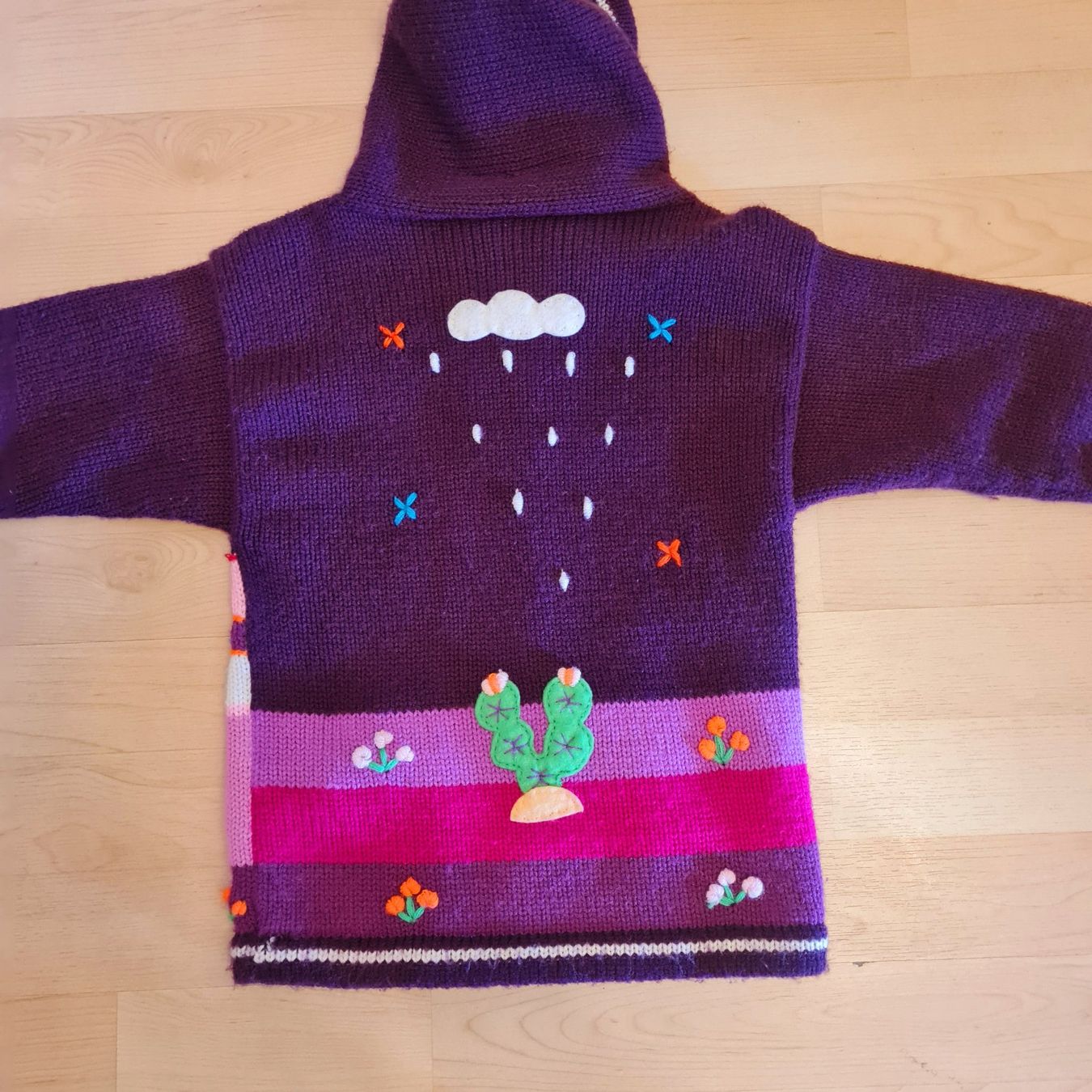 Jacken & Mäntel: Peru Kinder Strickjacke Grösse 122/128 – Gebraucht aus Lyss von waldfee10 3