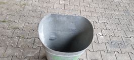 Vintage Zinkeimer Nr. 32, ideal für den Garten