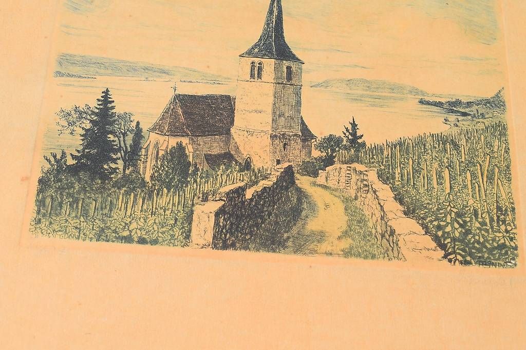 Ansichtskarten: Eglise Liegertz – Gebraucht aus Brügg BE von Aristotolius