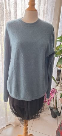 Pull cachemire bleu , taille M