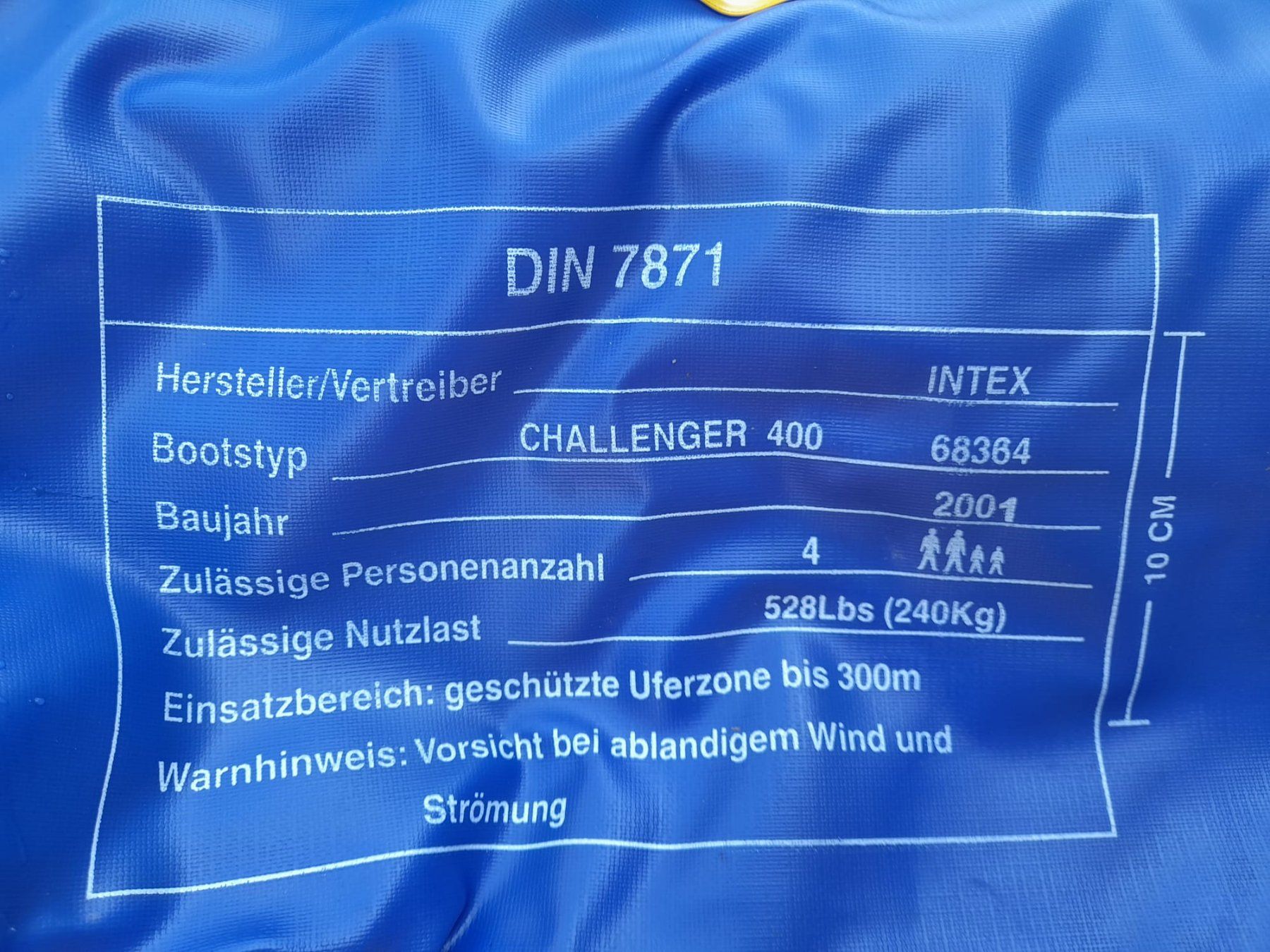 Barche: INTEX Challenger 400 Schlauchboot mit 4 Paddeln – Usato da Sitterdorf venduto da imsis 2