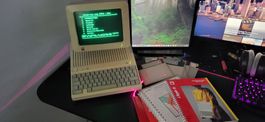 Rare! Apple IIc entièrement fonctionnelle!