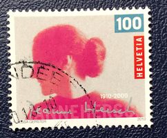 Nr.1367 100 Geburtstag Jeanne Hersch GESTEMPELT  ﻿ 