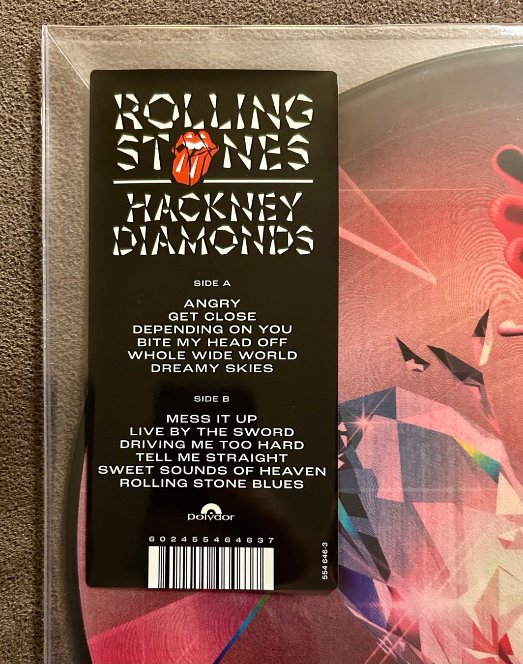 Schallplatten: THE ROLLING STONES “Hackney Diamonds” LTD LP PICTURE DISC – Neu und originalverpackt aus Basel von forevermusic 1