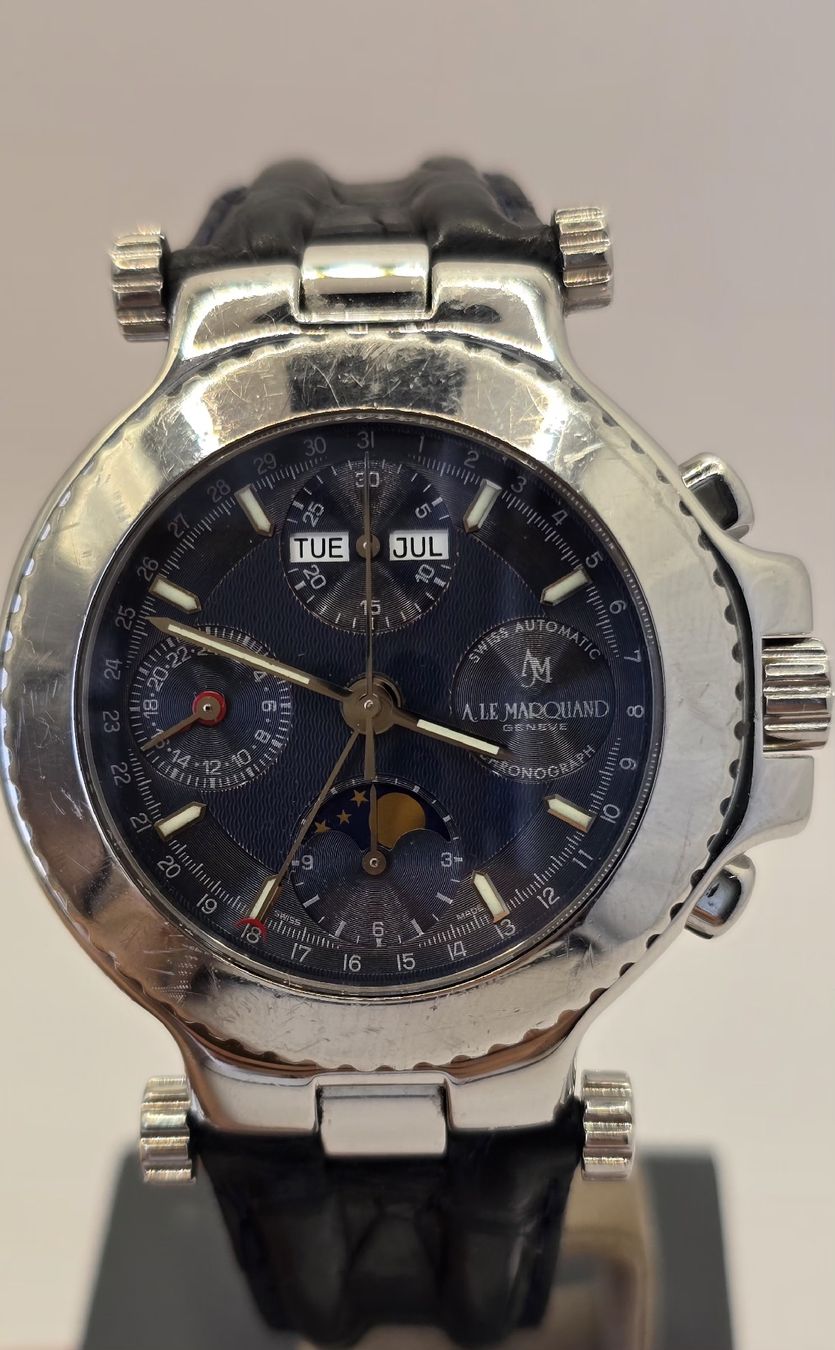 André Le Marquand Uhren: André Le Marquand Phantom Moon Phase 40mm – Gebraucht aus Minusio von AGSuhren