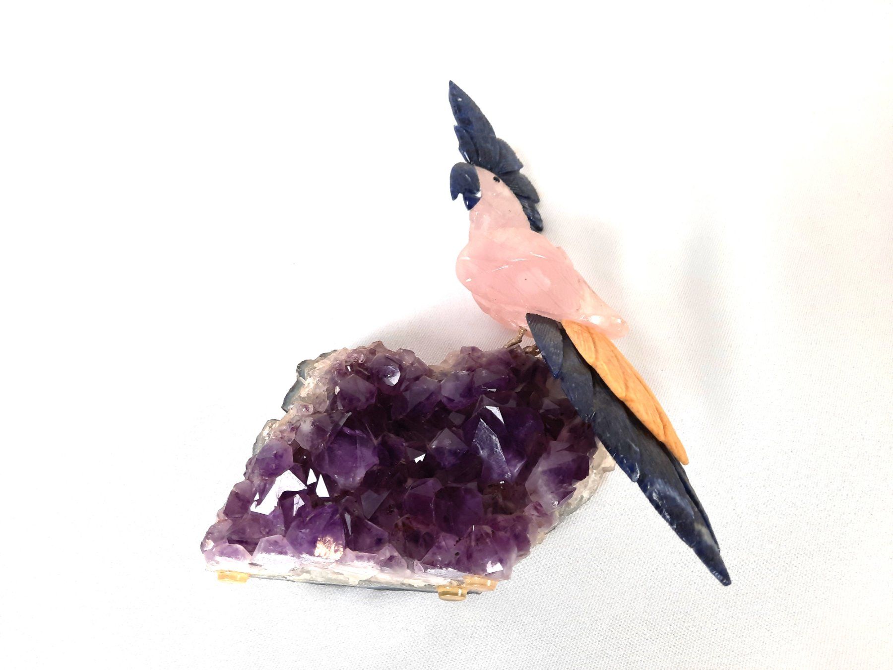 Minerali & Pietre curative: Kakadu auf Amethyst – Usato da Beinwil am See venduto da Restwert_Beinwil 4