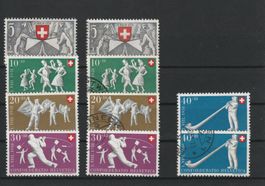 1951 PP Serie postfrisch/gestempelt