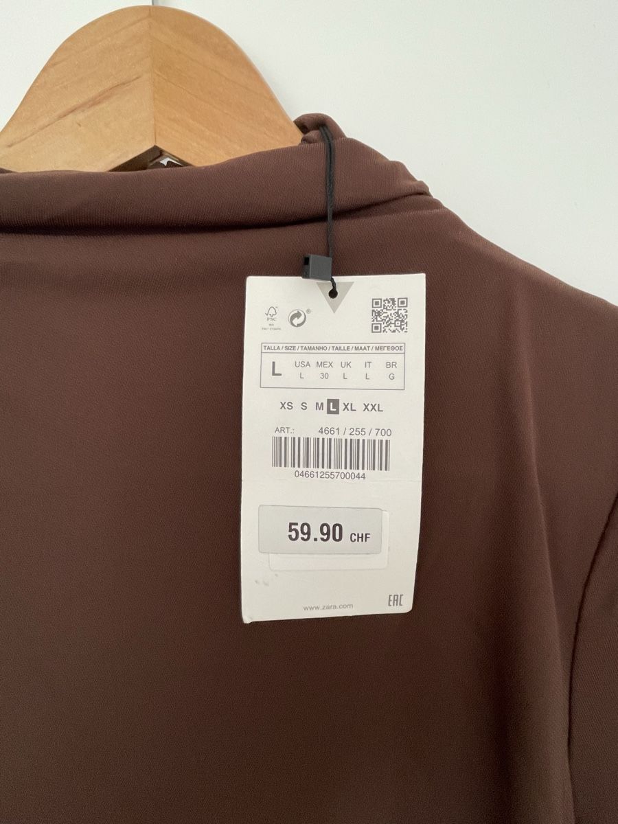 Zara Kleider: Maxikleid in Braun – Neu und originalverpackt aus Zürich von baobab97 2