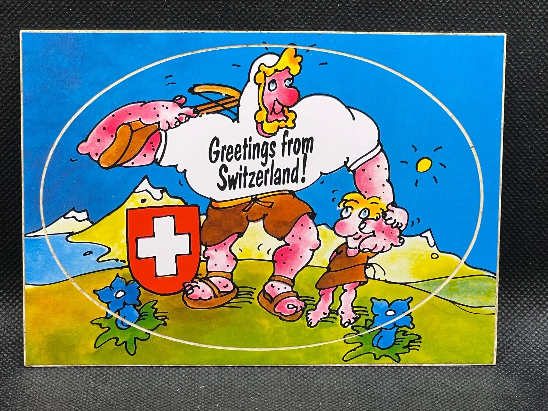 Cartoline postali: Greetings from Switzerland! – Usato da Widnau venduto da Brusi9