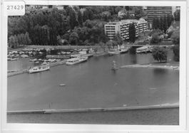 Flugaufnahme Biel/Bienne - Bootshafen