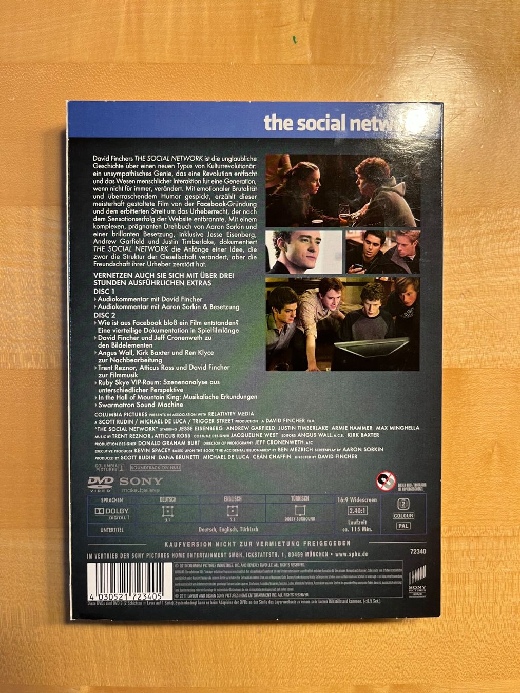 Alle DVDs: The Social Network DVD 2 Disc Collector's Edition – Gebraucht aus Binningen von burger1985 1
