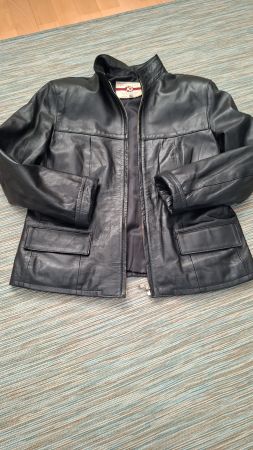 Lederjacke Damen Schwarz Grösse L