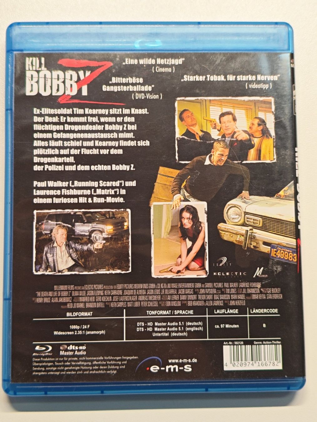 Tutti i DVDs: Kill Bobby Z – Usato da Liestal venduto da Kratzilla 2
