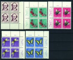1954, Pro Juventute, Viererblöcke, SBK 40.– **