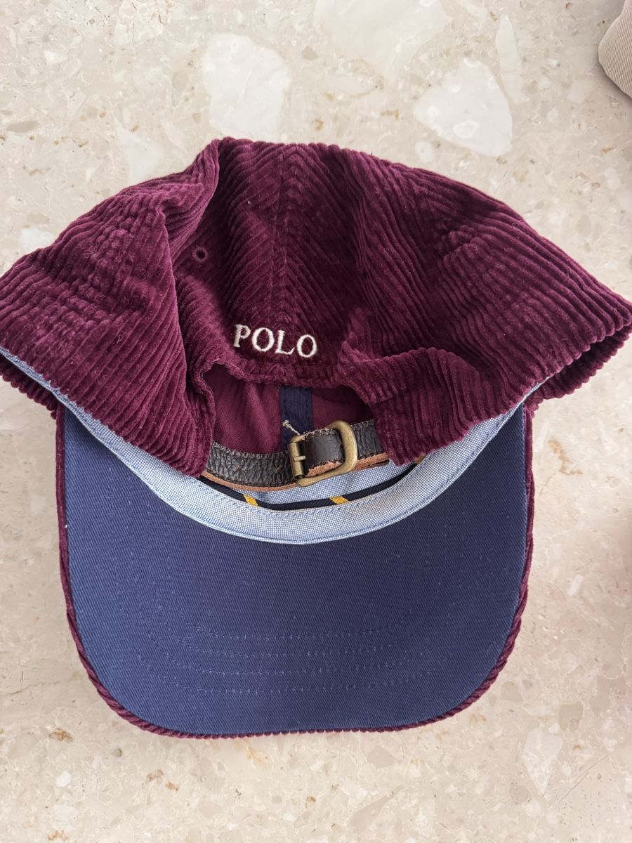 Ralph Lauren Chapeaux, bonnets & casquettes: Polo Ralph Lauren Cap Cord Bordeaux – Neuf (Voir description) à Luzern par maarteii 2