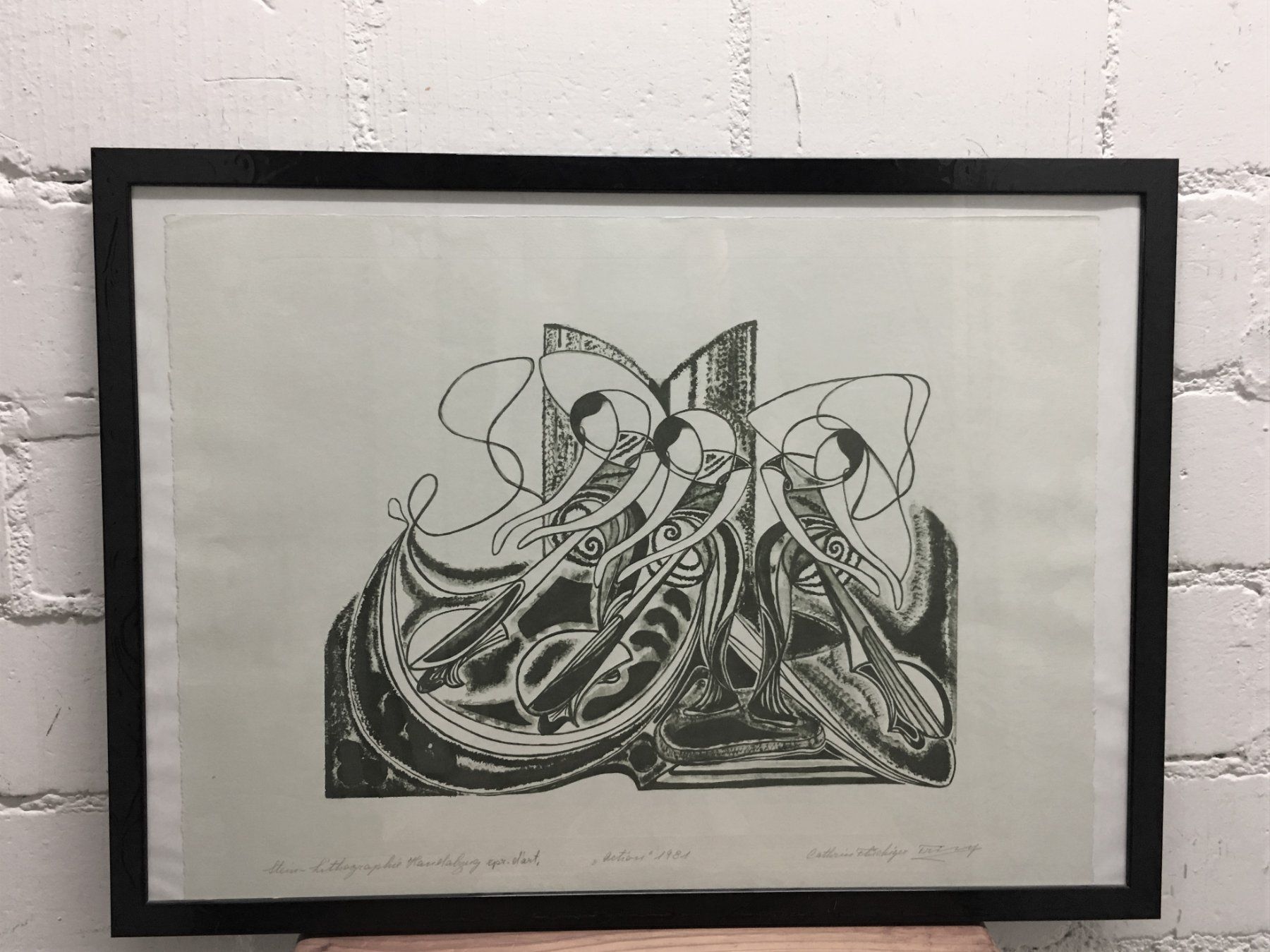 Grafica & Litografie: Litho von Cathrine Flückiger  1981 – Usato da Zürich venduto da Nofelet31