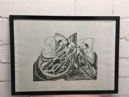 Litho von Cathrine Flückiger  1981