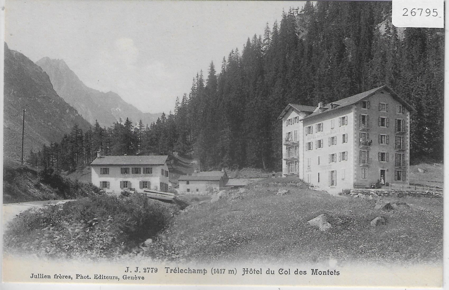 Cartoline postali: Trelechamp - Hotel du Col des Montets – Usato da Ettingen venduto da Kartenplanet