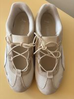 Puma Damenschuhe beige Leder-Mix Gr. 40 Neuwertig!