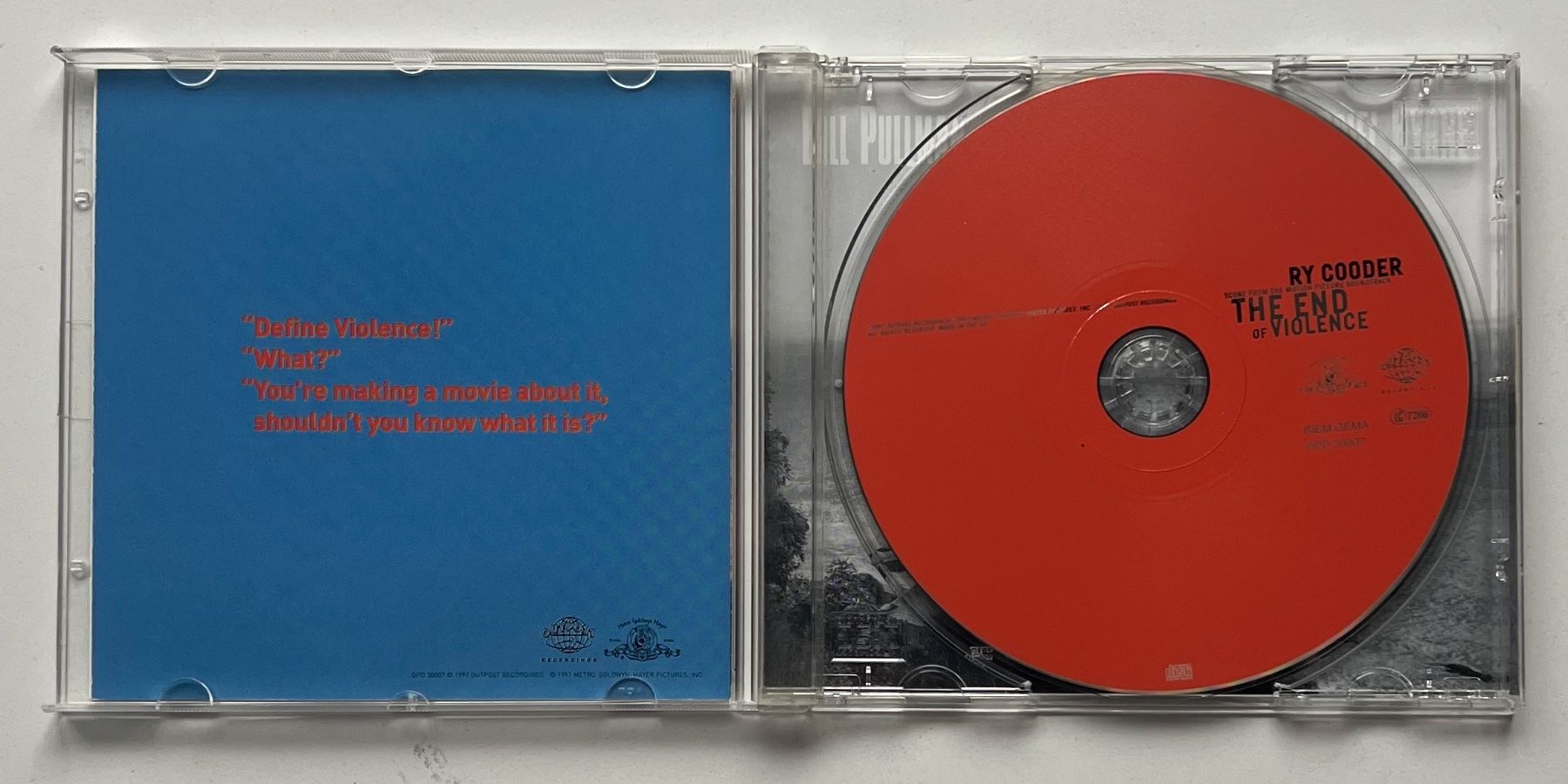 CDs: Ry Cooder / The End Of Violence – Gebraucht aus Näfels von rottabi 2