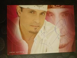 Peter Schilling / Major Tom - handsignierte Autogrammkarte