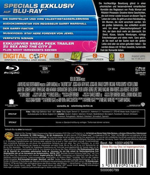 Tutti i DVDs: Valentinstag (Blu-ray) – Nuovo (secondo la descrizione) da Volketswil venduto da Fraese1 1