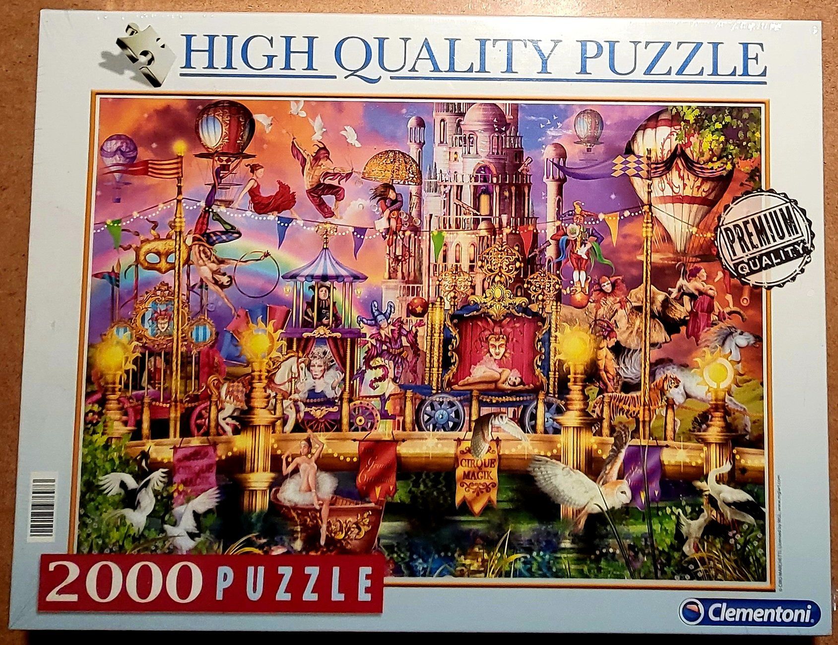 Clementoni Puzzle: Puzzle Clementoni  2000 pièces  Circus – Nuovo e nell'imballaggio originale da Montet (Glâne) venduto da Koada2