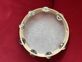 Tamburin mit Schellen - Super Klang, 25cm Durchmesser!