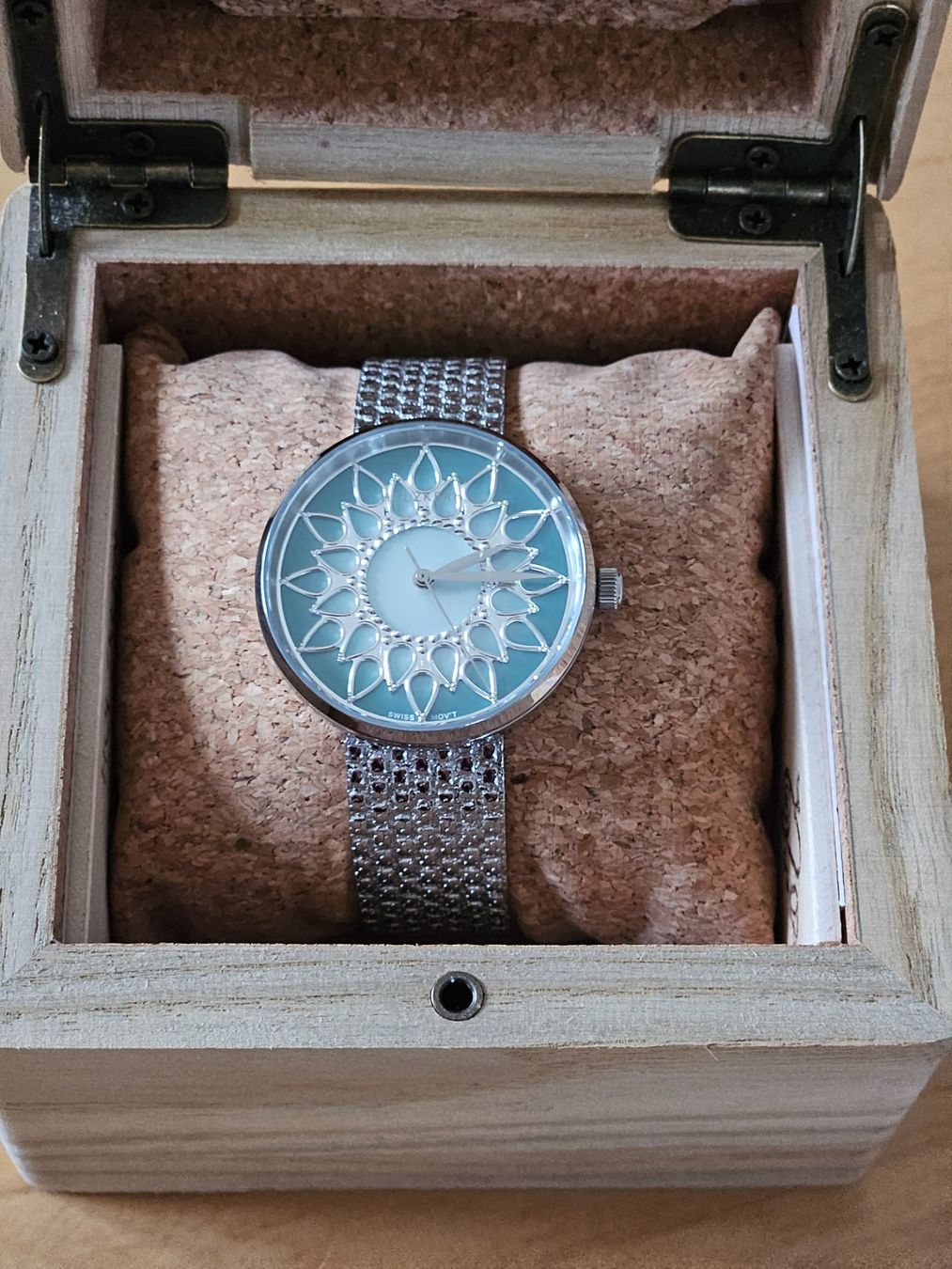 Orologi: Holzkern Uhr "Suncatcher" – Nuovo e nell'imballaggio originale da Grellingen venduto da anpaluma