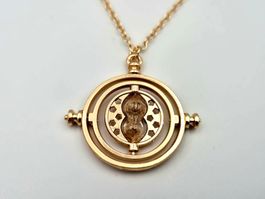 Halskette Zeitumkehrer Harry Potter Gold