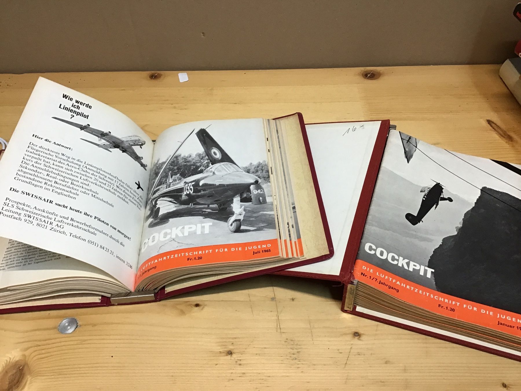 Libri: Cockpit 1965 Flugzeugbuch 1Exemplar – Usato da Männedorf venduto da Modell-Spezialisten 1