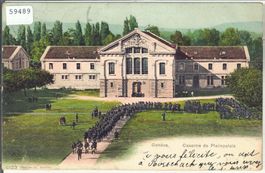 Geneve - Caserne de Plainpalais - Litho