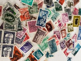 Lot 4: Lot mid Mix Briefmarke