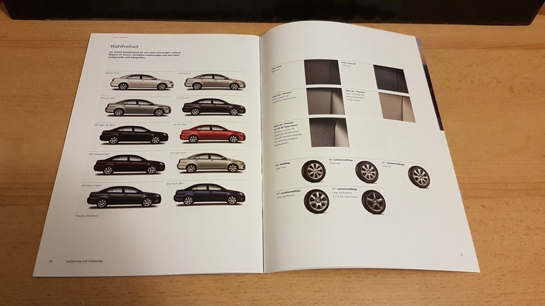 Toyota Documenti: Toyota Avensis Prospekt/Katalog – Usato da Boswil venduto da MAF_952 4
