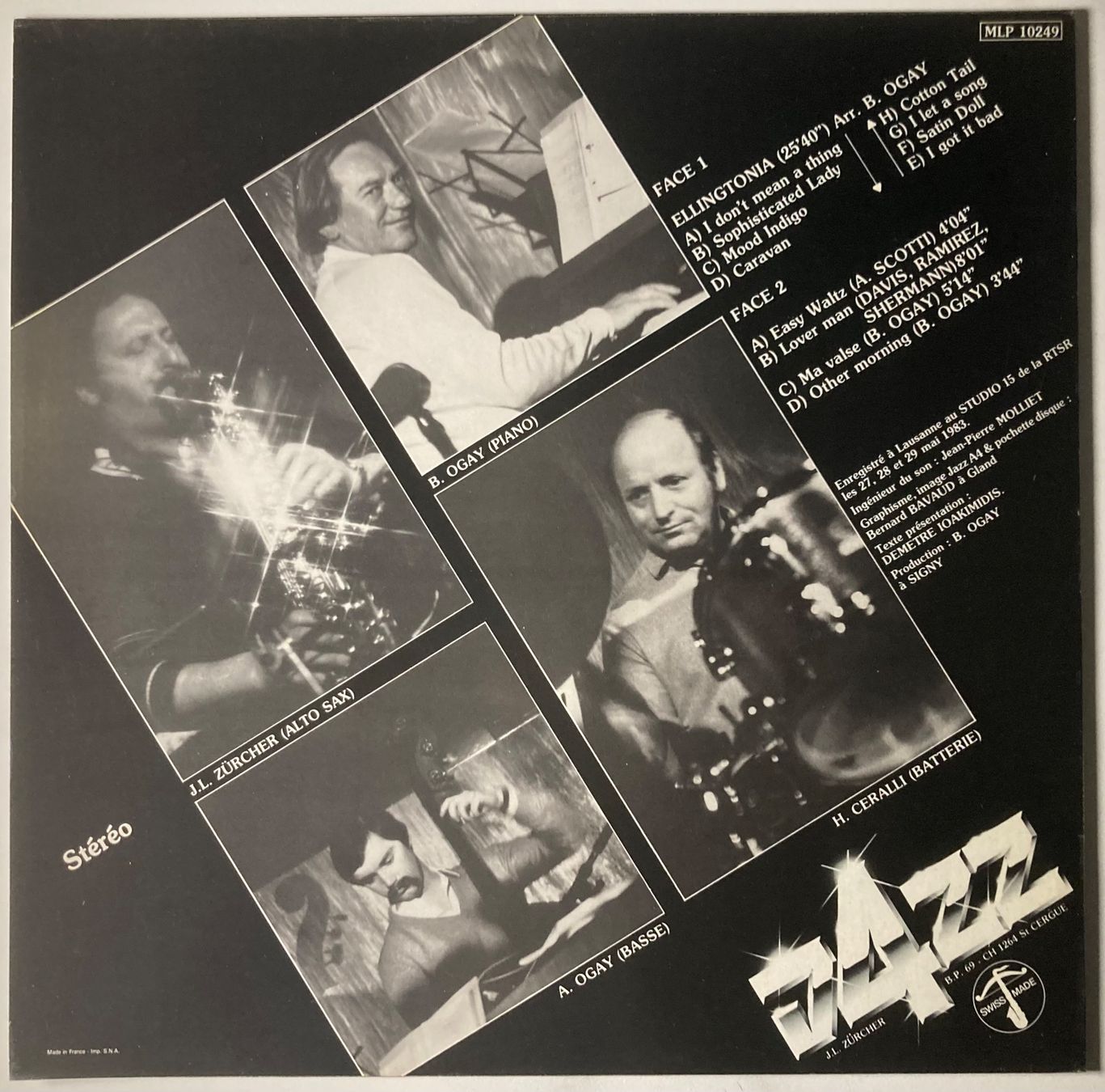 Schallplatten: J4ZZ - ELLINGTONIA – Gebraucht aus Poliez-Pittet von Newtown-Records 1