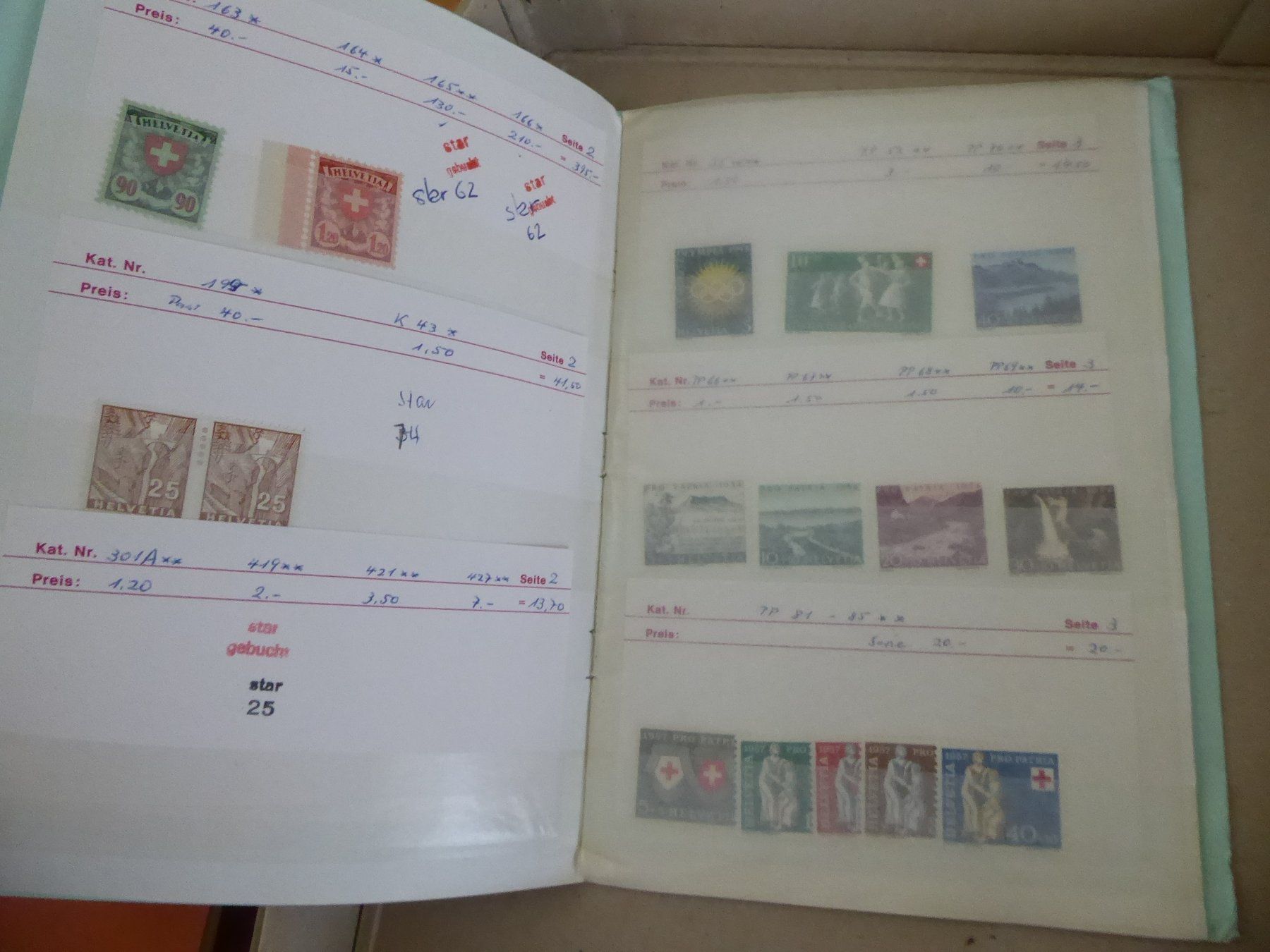 Tutti i francobolli: INTERESSANTER POSTEN BRIEFMARKEN SCHWEIZ – Usato da Rothrist venduto da swisstools 8