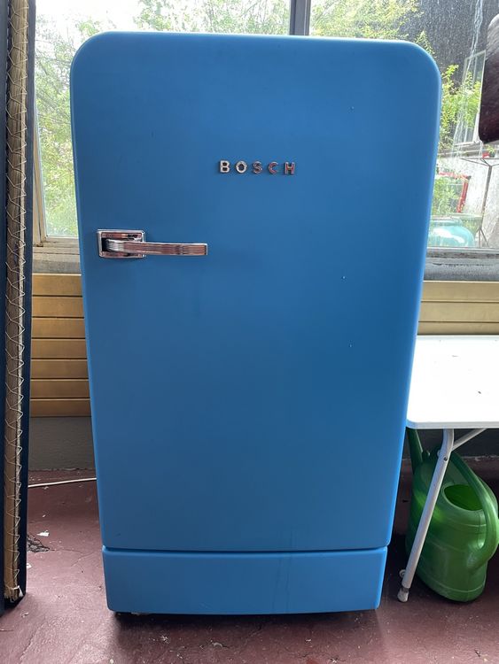 Bosch Retro Kuhlschrank Blau