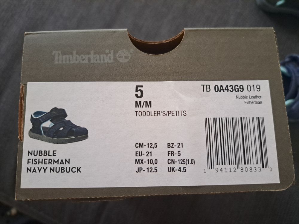 Timberland hotsell taille 21