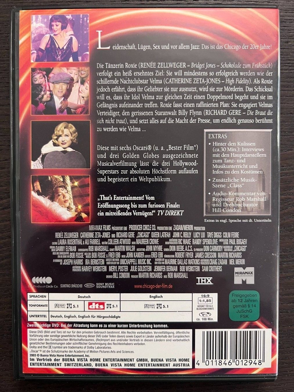 Tutti i DVDs: Chicago – Usato da Zürich venduto da FilmFreunde 1
