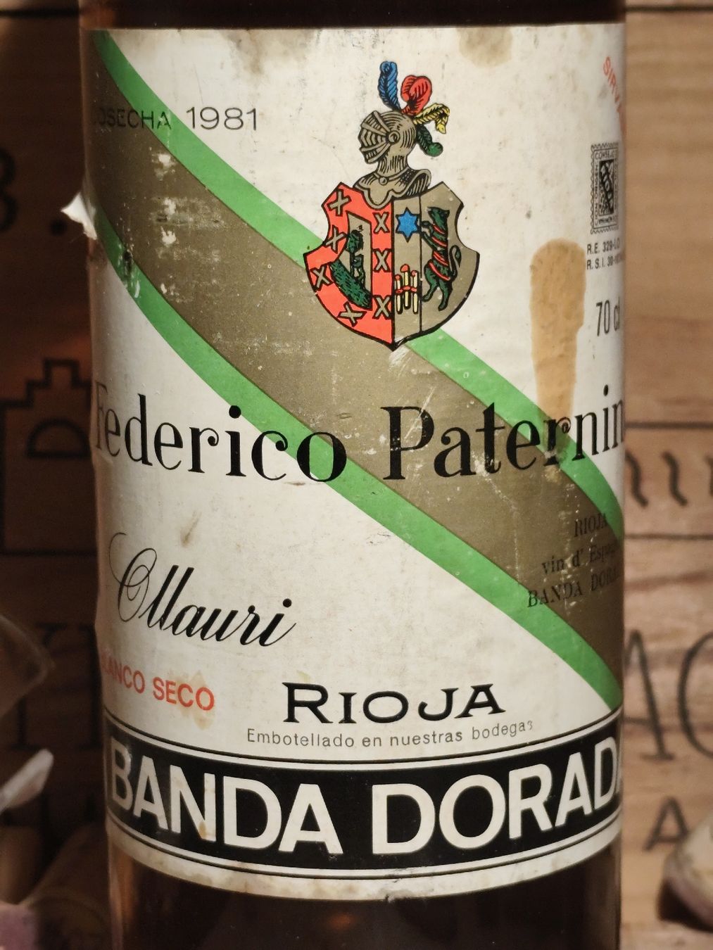 Rioja Wein: 1981 Federico Paternina Banda Dorada – Gebraucht aus Büsserach von Vintage-vins