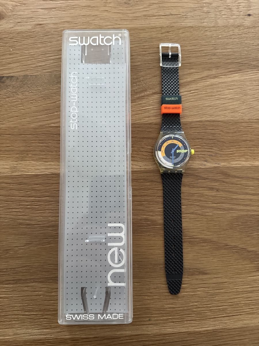 Swatch Uhren: SWATCH Stoppuhr COFFEE BREAK ssk100 1993 – Neu und originalverpackt aus Basel von Touri94 2