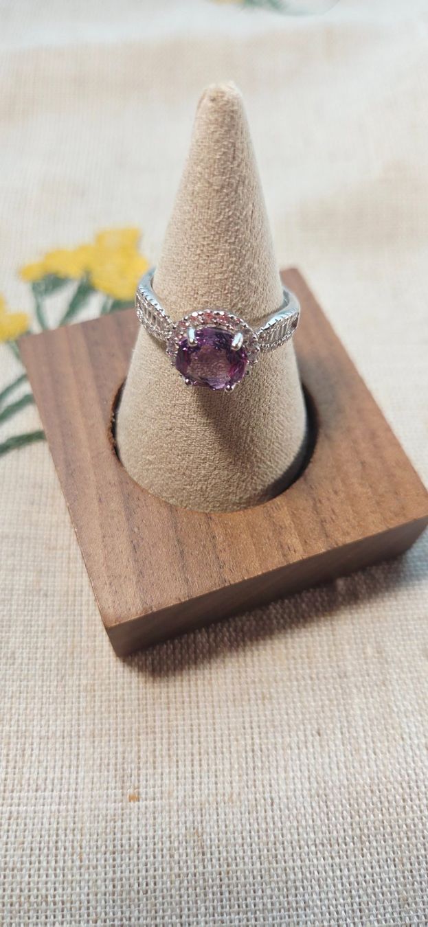 Anelli: NEW - S925 Amethyst Ring (Adjustable) – Nuovo (secondo la descrizione) da Zürich venduto da cin_wcf6 3