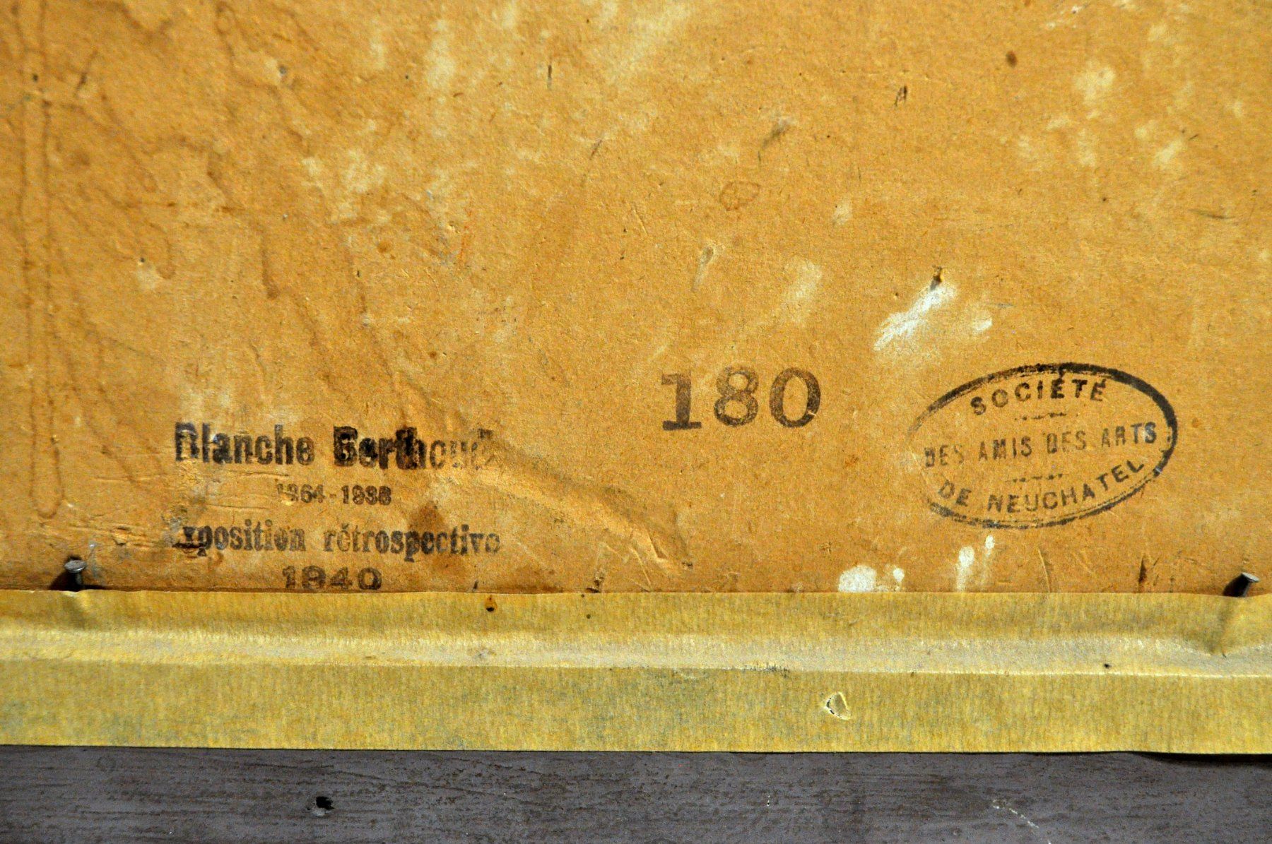 Gemälde: Huile signée Blanche Berthoud – Gebraucht aus Neuchâtel von Neuchatel 3